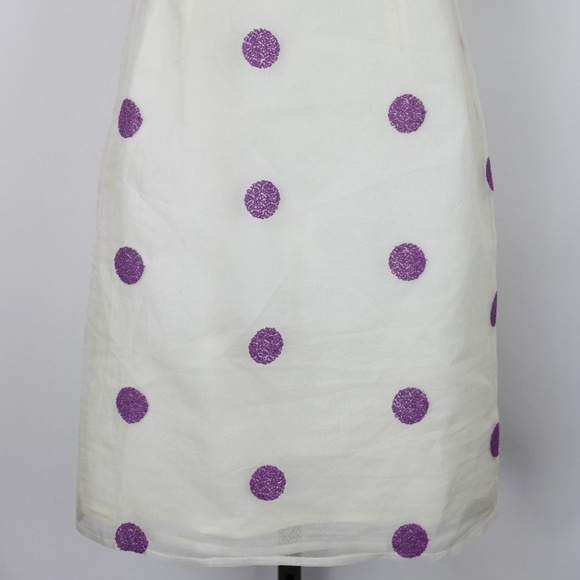 Tocca Polka Dot Strapless Dress Size 2 - Picture 4 of 7